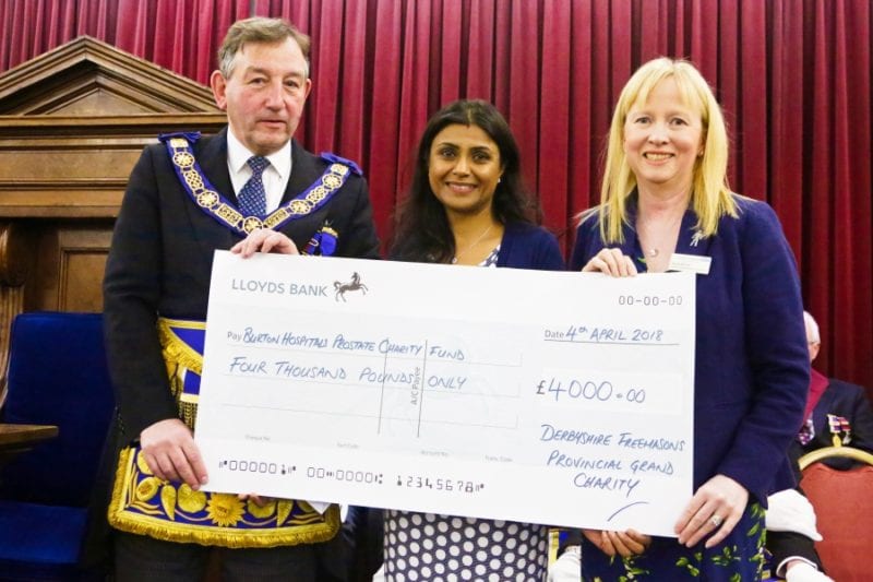 Thank you to Derbyshire Freemason’s Community